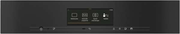 Miele DGC 7845 HCX Pro Obsidianschwarz DIAMOND Griffloser Kompakt-Dampfbackofen mit Frisch- und Abwasseranschluss
